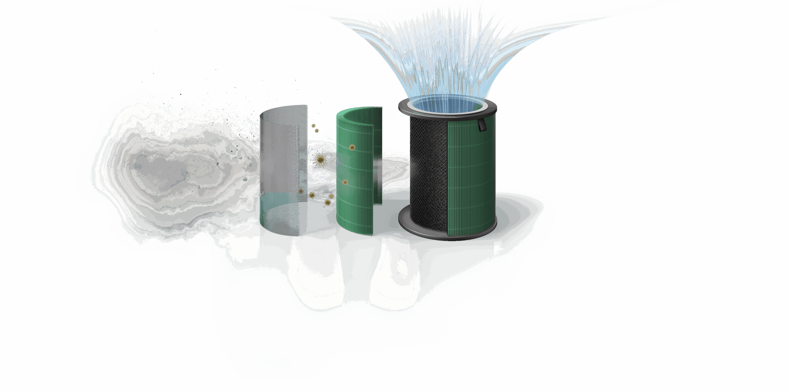 Green True HEPA Filter Coway Studio
