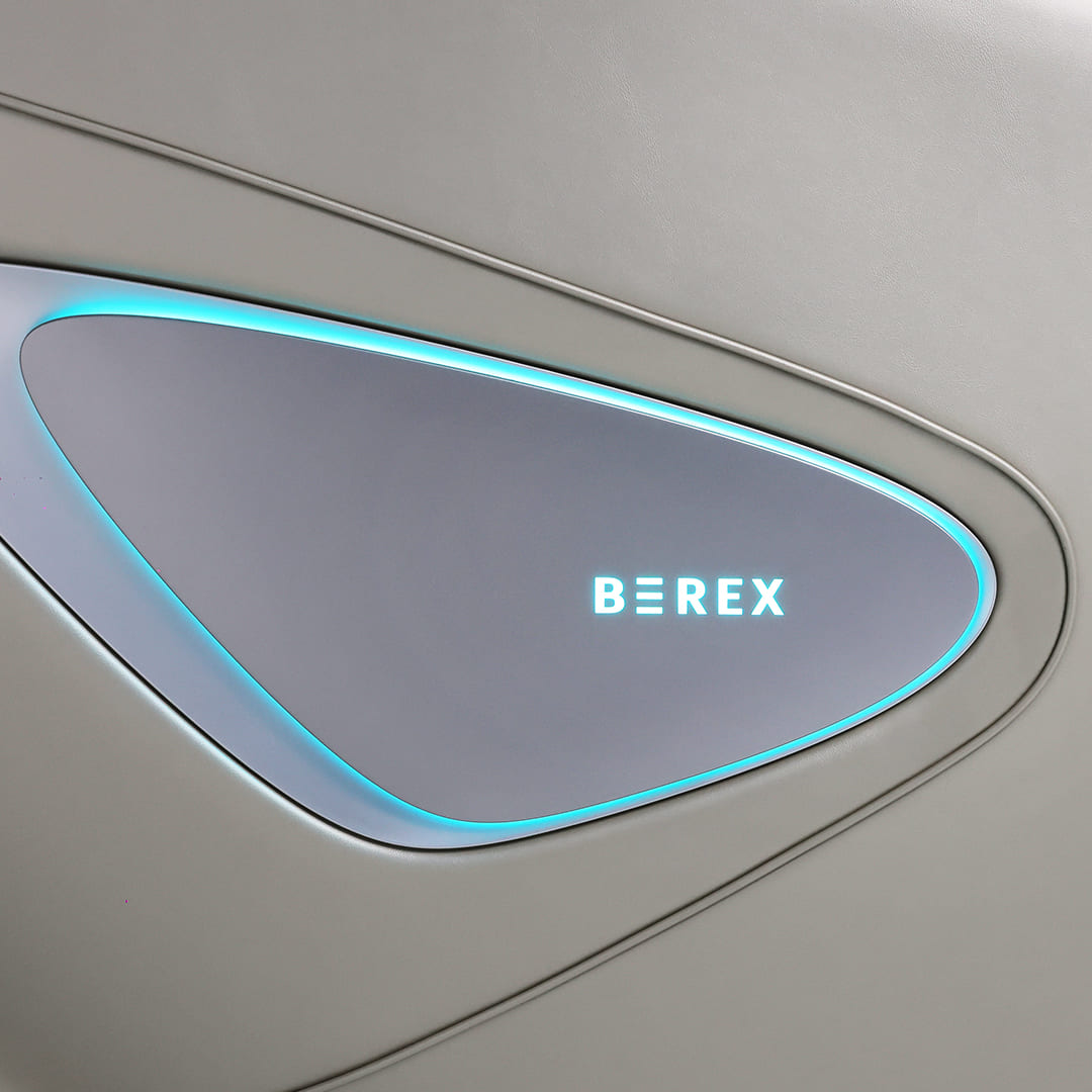 Paparan ciri Health Scan pada kerusi urut Coway Senno