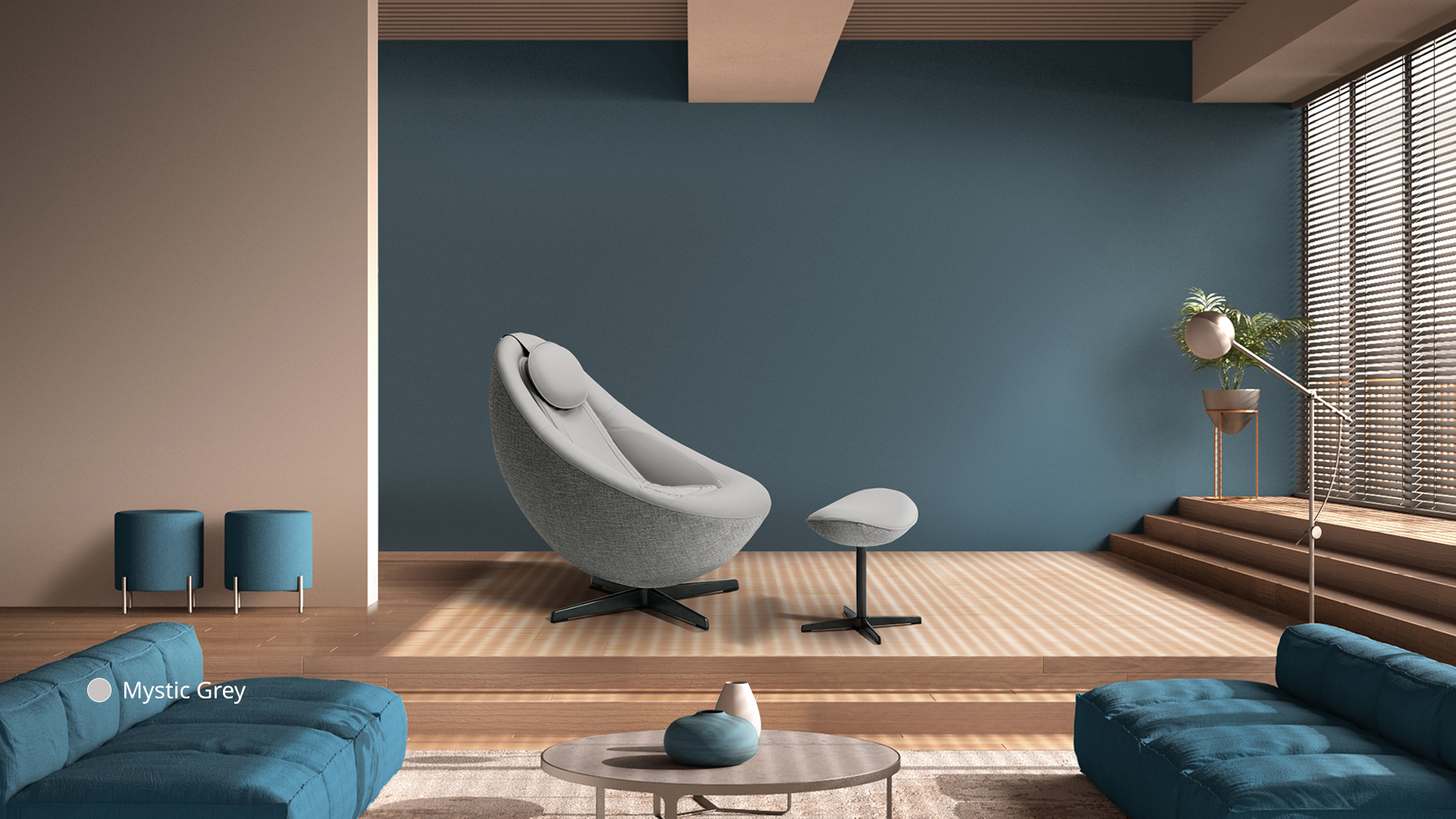 Coway BEREX PEBBLE warna Mystic Grey
