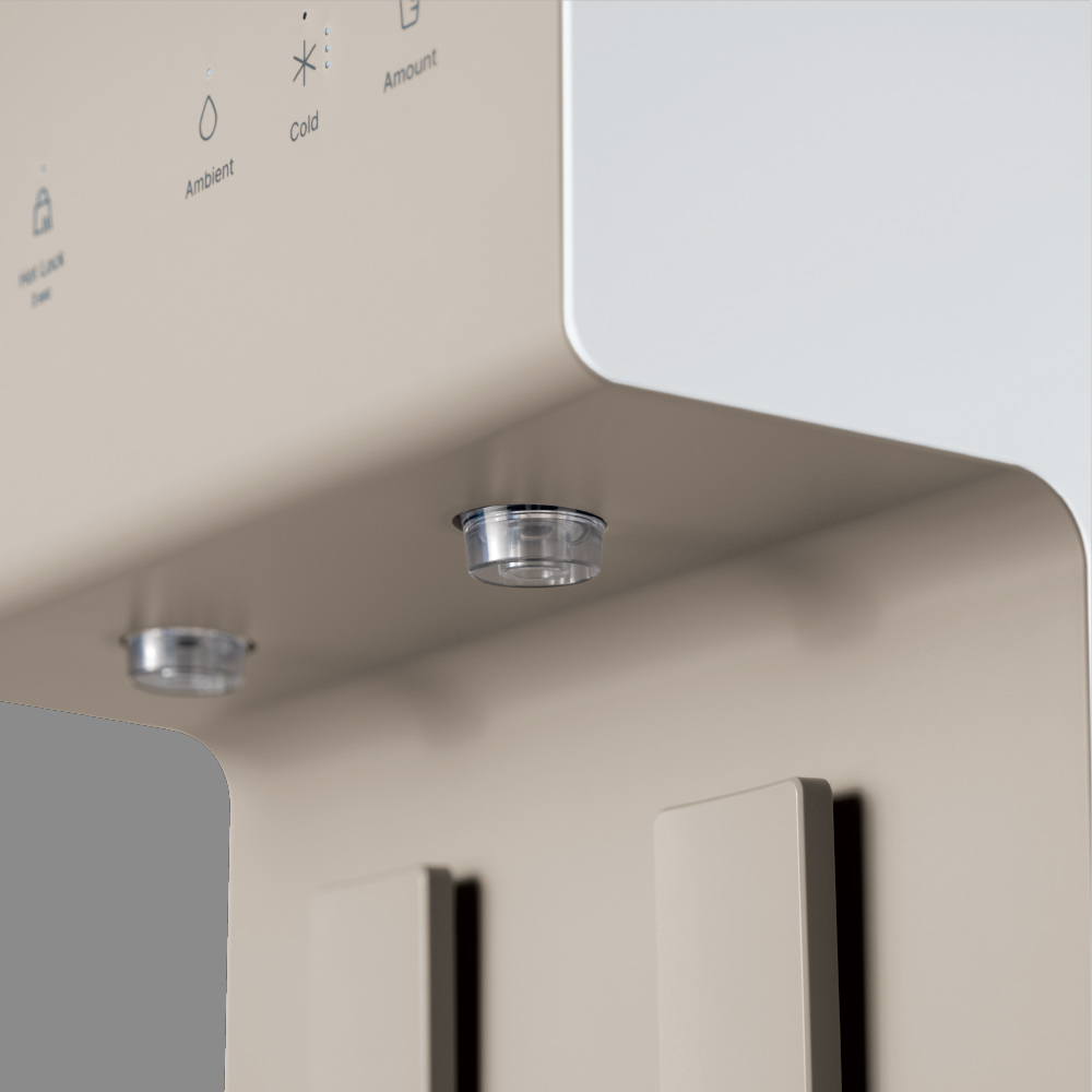 Pandangan dekat faucet Coway Core Plus