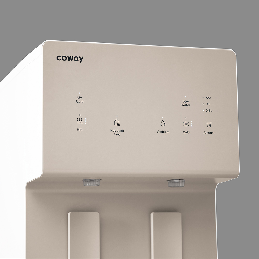 Pandangan panel sentuhan Coway Core Plus