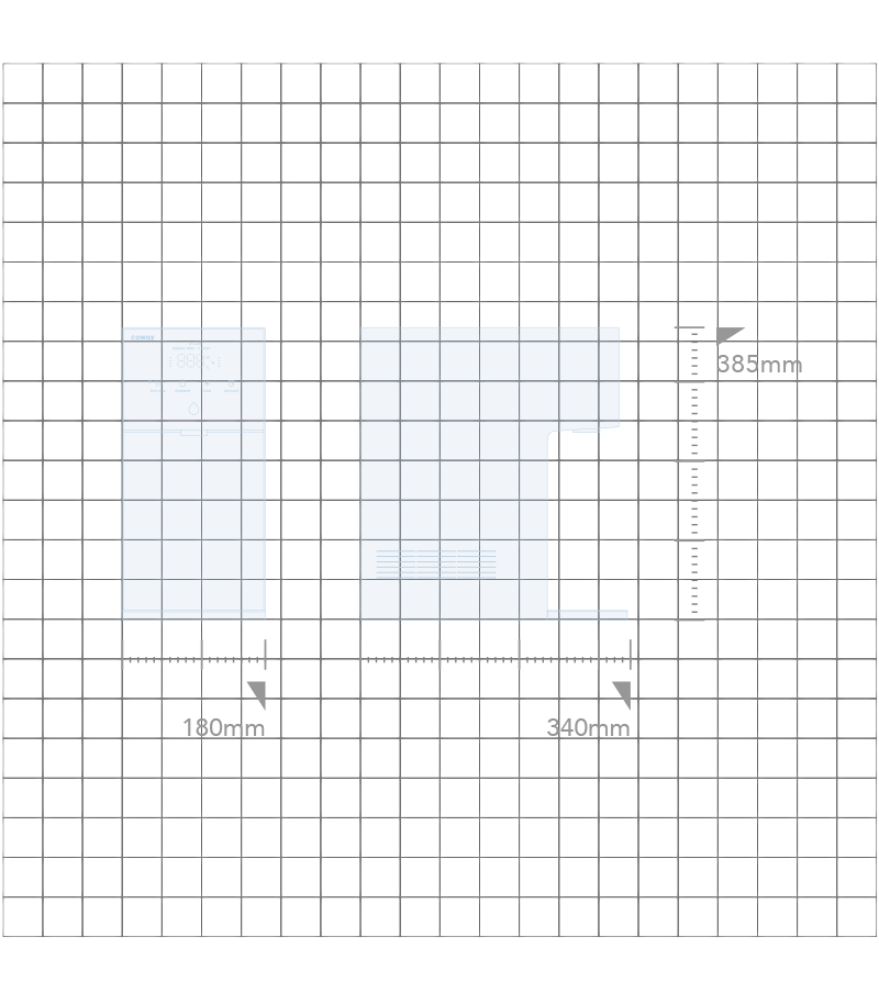 Helaian spesifikasi Coway Dazzie CHP-1201N