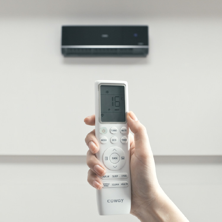 Coway P-Series dengan alat kawalan jauh