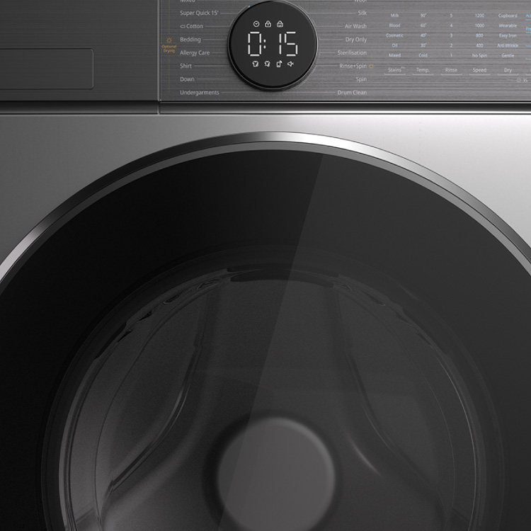 Pandangan hadapan Coway Washer Dryer